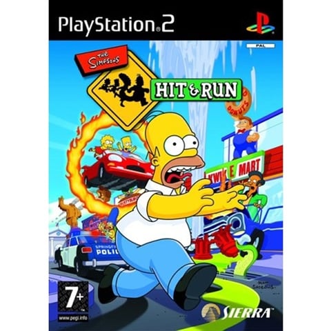 THE SIMPSONS HIT & RUN PS2