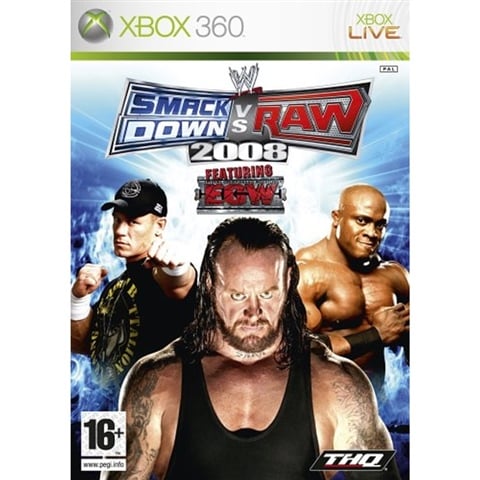 WWE SMACK DOWN VS RAW 2008 XBOX 360