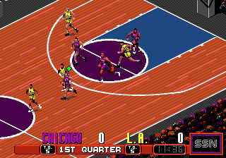 DAVID ROBINSON'S SUPREME COURT SEGA MEGADRIVE