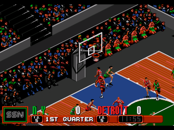 DAVID ROBINSON'S SUPREME COURT SEGA MEGADRIVE