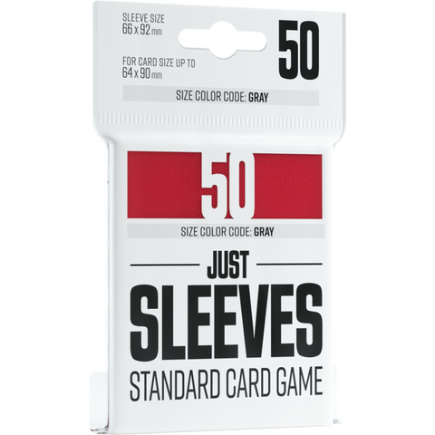 JUST SLEEVES STANDARD RED