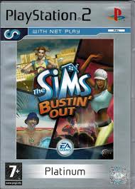 THE SIMS BUSTIN' OUT PLATINUM PS2