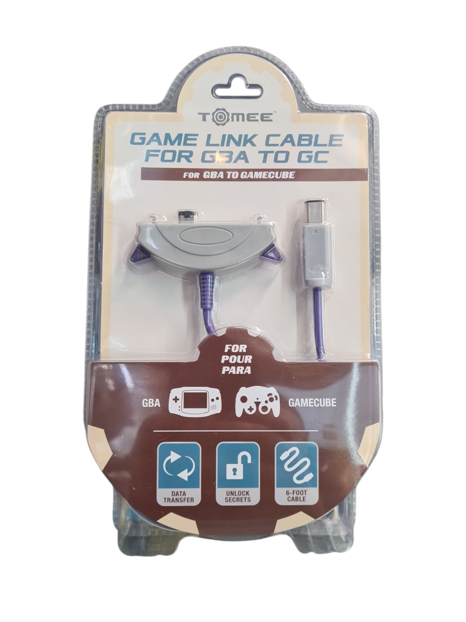 GAME LINK CABLE FOR GBA TO GAMECUBE