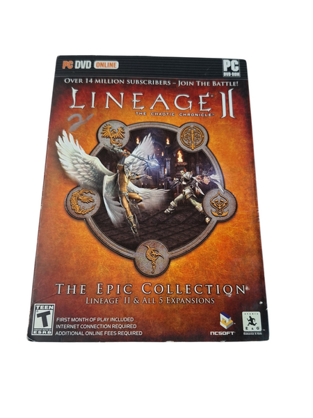 LINEAGE 2 THE CHAOTIC CHRONICLE THE EPIC COLLECTION PC NEW & SEALED