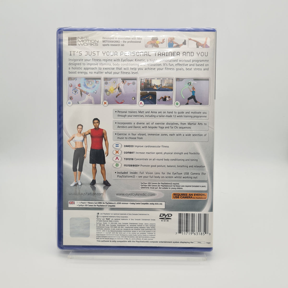 EYETOY KINETIC PS2 NEW SEALED CRAZY THUMBS