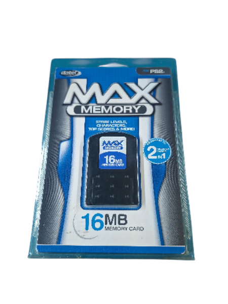 MAX MEMORY 16MB CARD PS2 NEW & SEALED