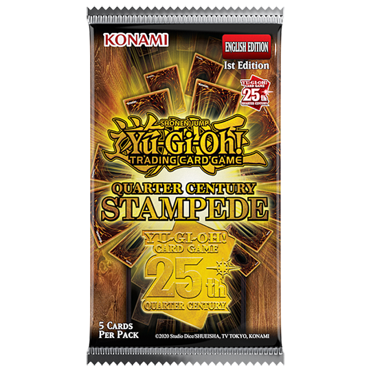 YUGIOH QUARTER CENTURY STAMPEDE BOOSTER