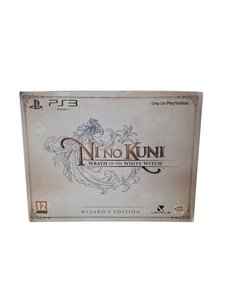 NI NO KUNI WRATH OF THE WHITE WITCH WIZARD EDITION PS3 NEW & SEALED