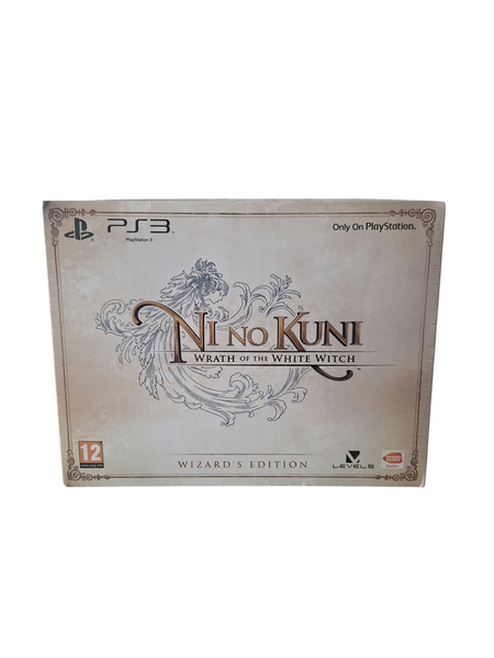 NI NO KUNI WRATH OF THE WHITE WITCH WIZARD EDITION PS3 NEW & SEALED