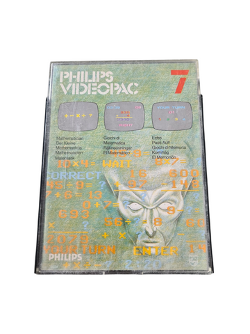 PHILIPS VIDEOPAC 7 MATHEMATICIAN
