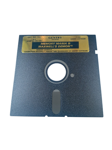 MEMORY MANIA & MAXWELL'S DEMON ATARI 400/800/XL/XE 48K DISK