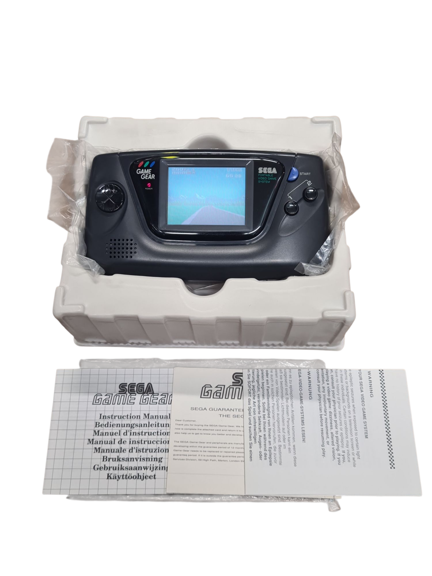 CONSOLE SEGA GAME Gear en boîte fonctionnant 100 % sans manuels EUR 100