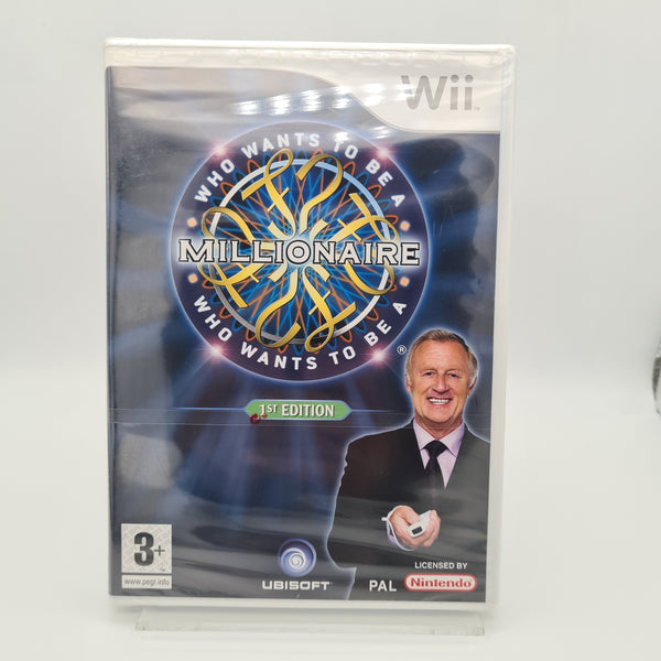 WHO WANTS TO BE A MILLIONAIRE 1ST EDITION WII NEW & SEALED