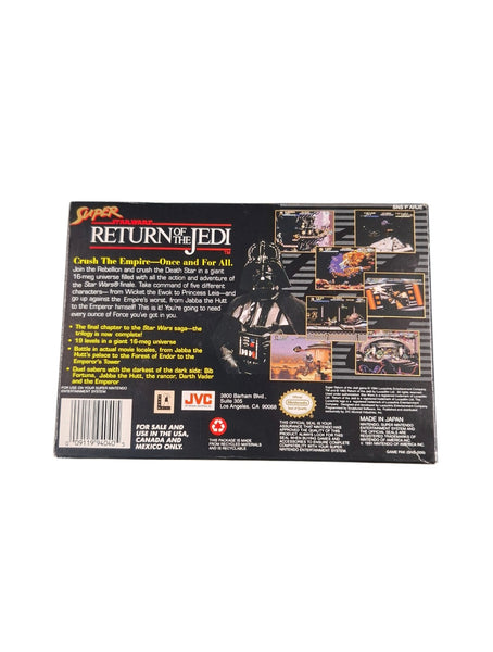 SUPER STAR WARS RETURN OF THE JEDI SNES NTSC US