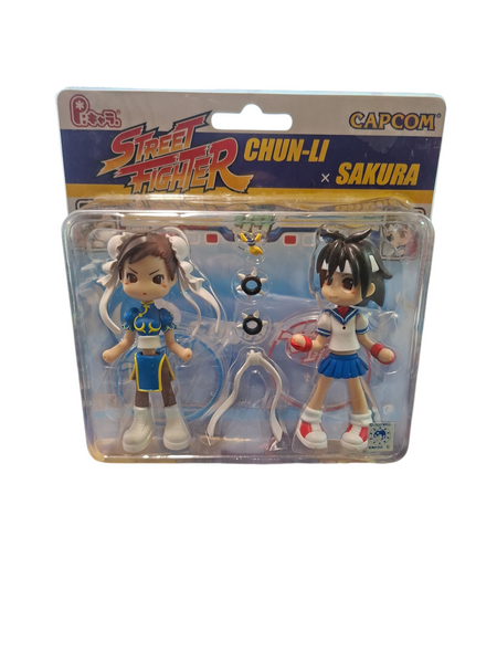 PINKY STREET FIGHTER CHUN-LI & SAKURA FIGURE