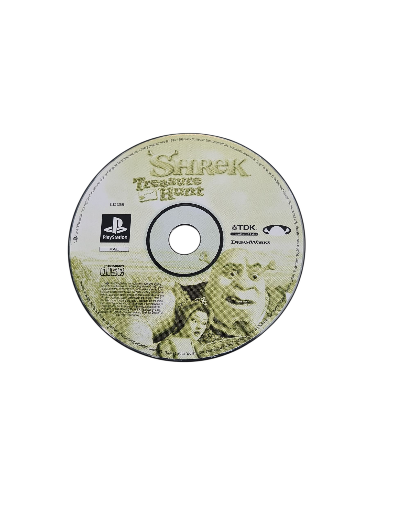 SHREK TREASURE HUNT PS1