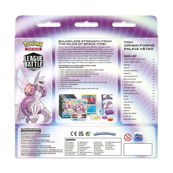 POKEMON TCG: ORIGIN FORME PALKIA VSTAR LEAGUE BATTLE DECK