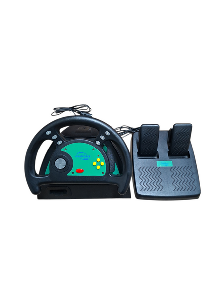 GAMESTER LMP G64 STEERING WHEEL RUMBLE FORCE N64