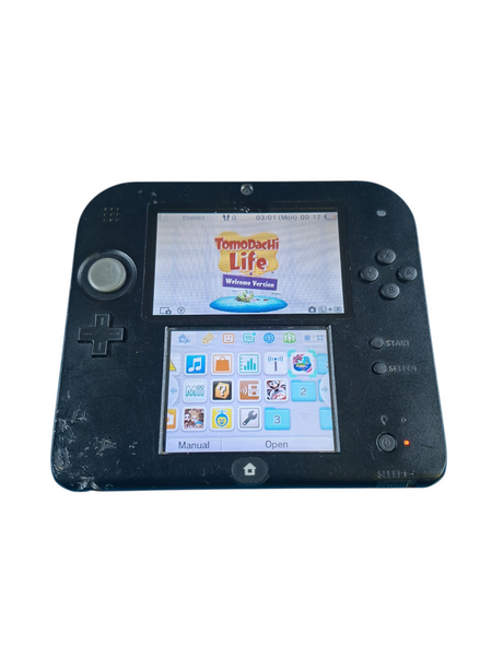 2DS CONSOLE BLACK/BLUE