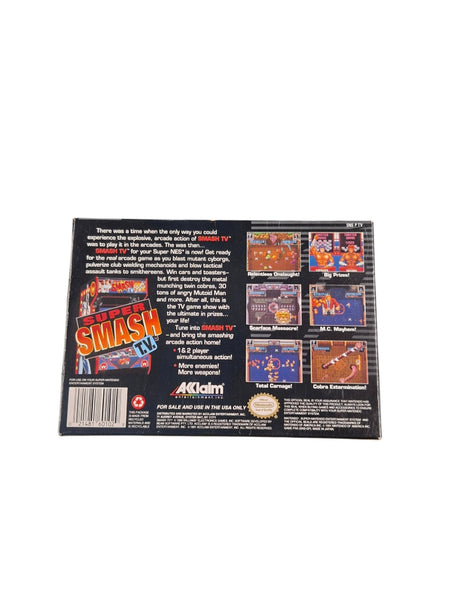 SUPER SMASH TV SNES NTSC US