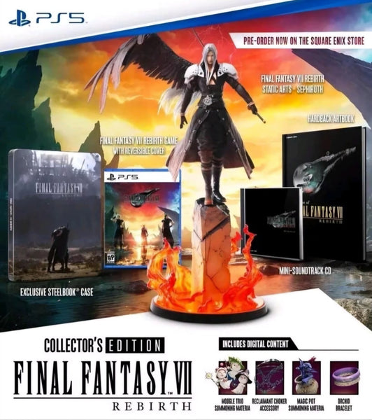 FINAL FANTASY VII REBIRTH COLLECTOR'S EDITION PS5 NEW & SEALED