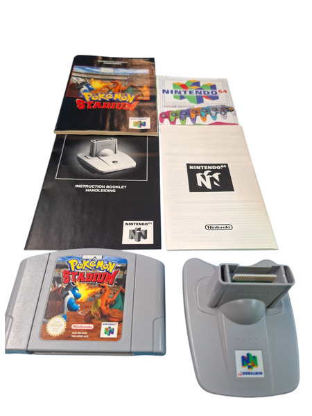 POKEMON STADIUM N64 INCLUDES TRANSFER PAK