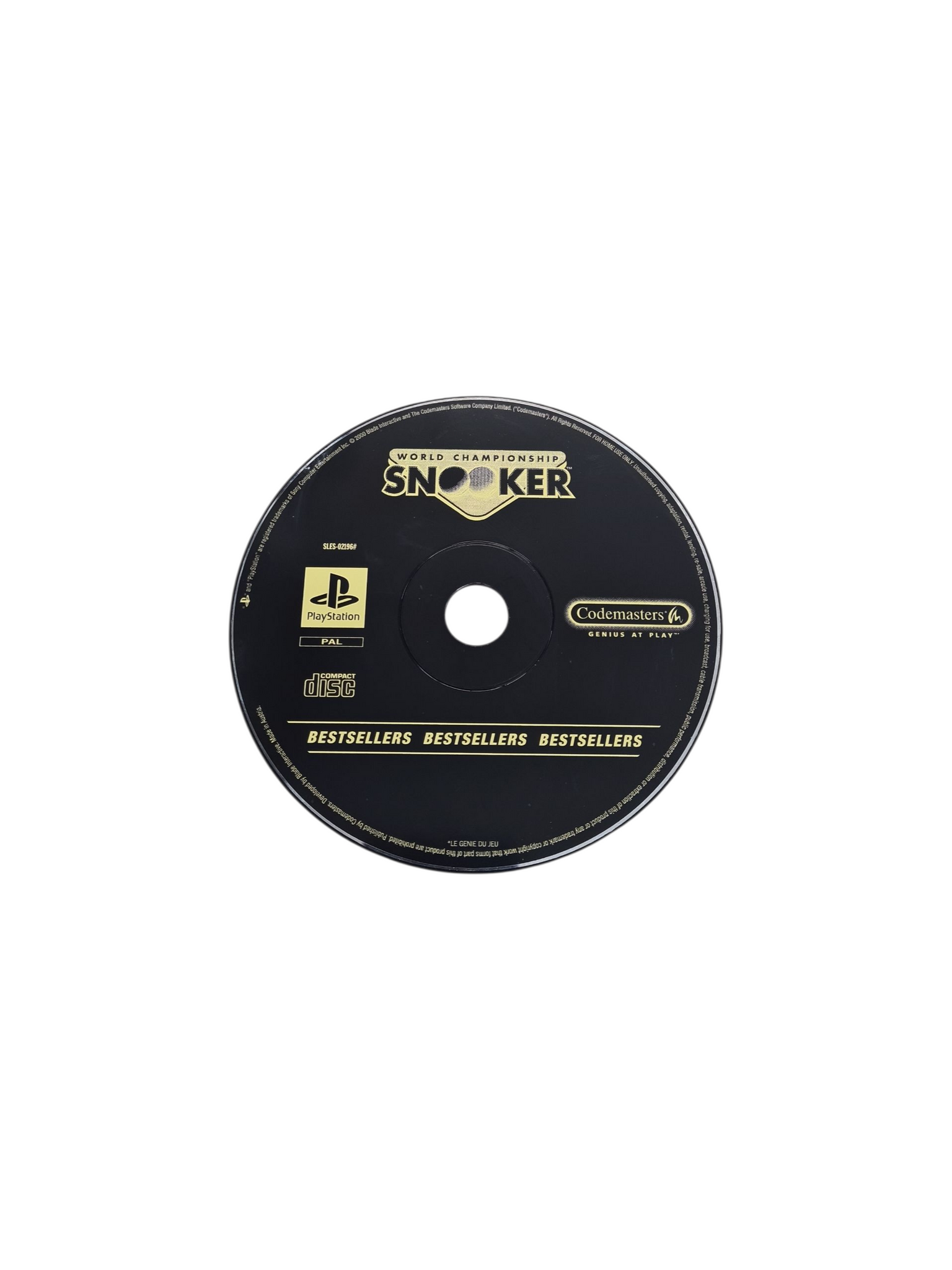 WORLD CHAMPIONSHIP SNOOKER PS1