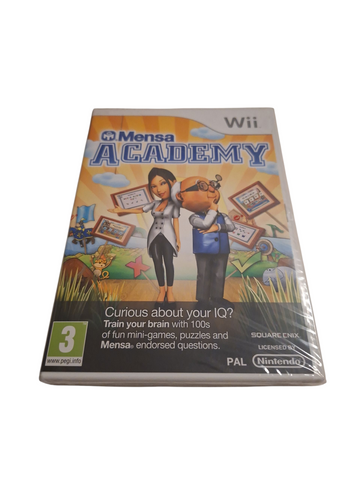 MENSA ACADEMY WII NEW & SEALED