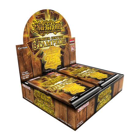 YUGIOH QUARTER CENTURY STAMPEDE BOOSTER BOX