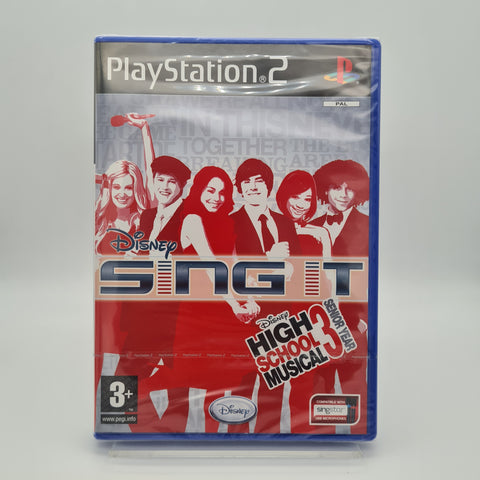 DISNEY SING IT: HIGH SCHOOL MUSICAL 3 SENIOR YEAR PS2 NEW & SEALED