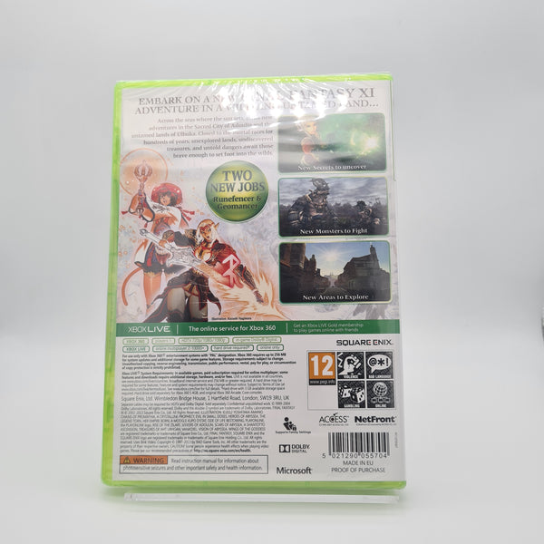 FINAL FANTASY ONLNE SEEKERS OF ADOULIN XBOX 360 NEW & SEALED