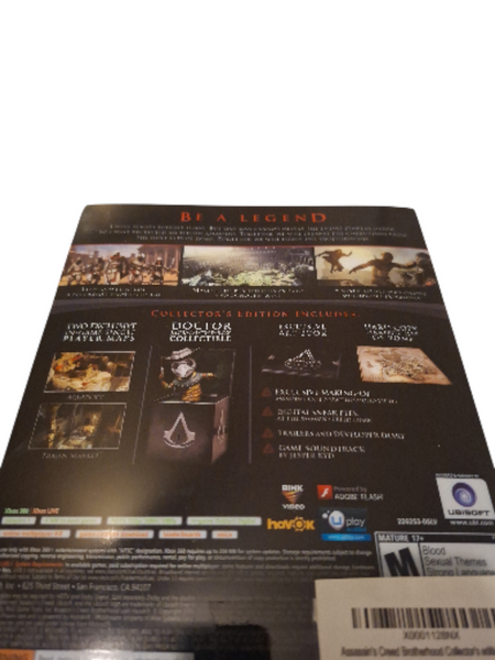 ASSASSIN'S CREED BROTHERHOOD COLLECTOR'S EDITION XBOX 360 NEW & SEALED