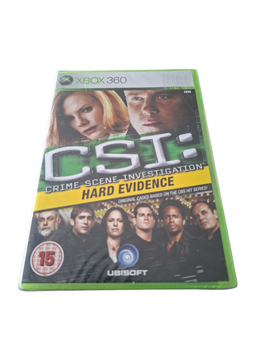CSI HARD EVIDANCE XBOX 360 NEW & SEALED