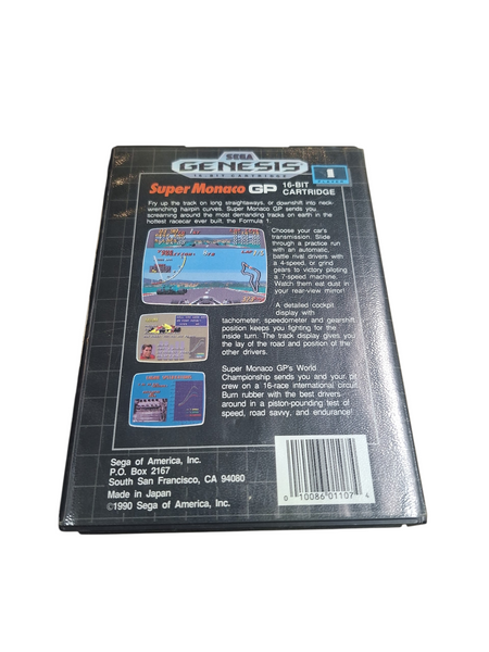 SUPER MONACO GP SEGA GENESIS