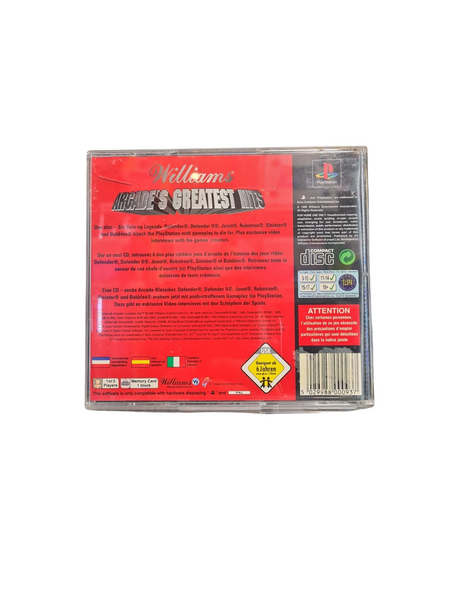 WILLIAMS ARCADE GREATEST HITS PS1