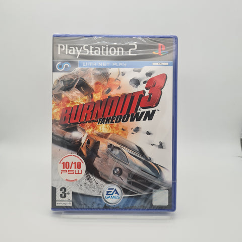 BURNOUT 3 TAKEDOWN PS2 NEW & SEALED