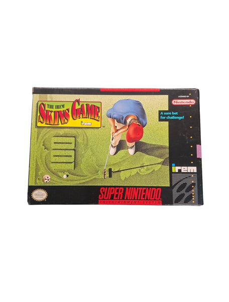 THE IREM SKINS GAME SNES NTSC US