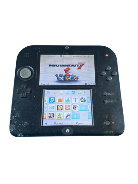 2DS CONSOLE BLACK/BLUE
