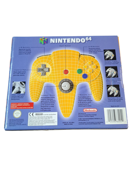 N64 OFFICAL YELLOW CONTROLLER