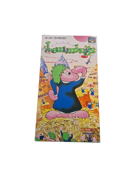 LEMMINGS SUPER FAMICOM NTSC JAPANESE