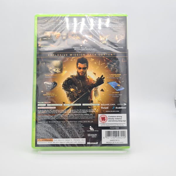 DEUS EX HUMAN REVOLUTION LIMITED EDITION XBOX 360 NEW & SEALED