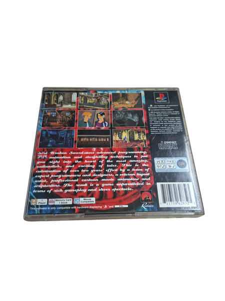 BROKEN SWORD THE SHADOW OF TEMPLARS PS1