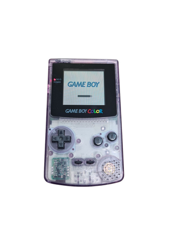 GAME BOY COLOR CONSOLE CLEAR PURPLE
