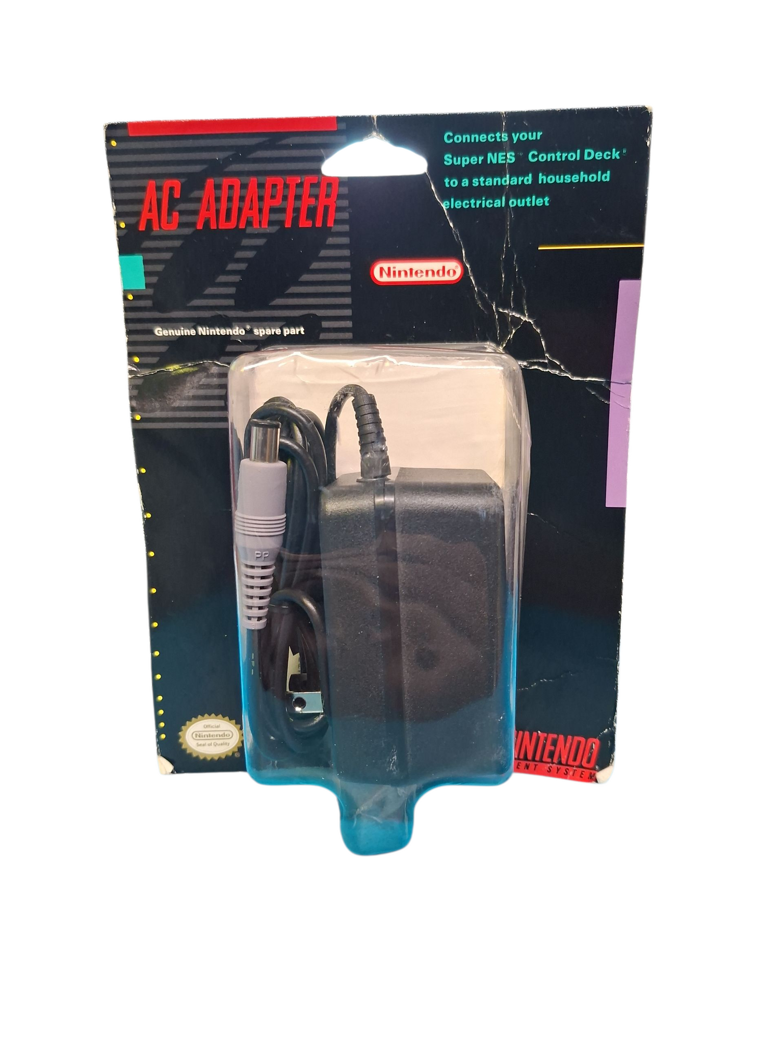 OFFICAL SUPER NES AC ADAPTER NEW & SEALED