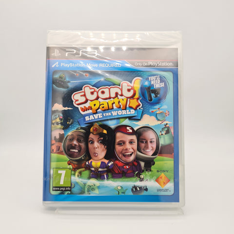 START THE PARTY! SAVE THE WORLD PS3 NEW & SEALED