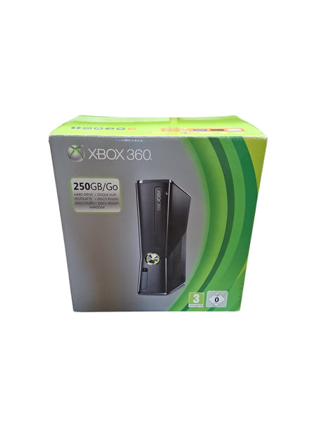 XBOX 360 SLIM 250GB CONSOLE MATT BLACK