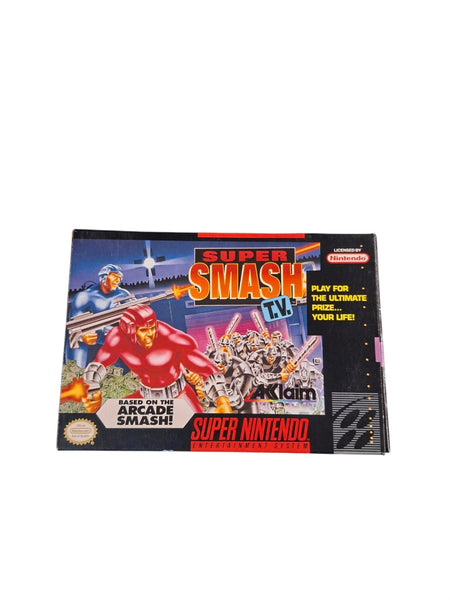SUPER SMASH TV SNES NTSC US