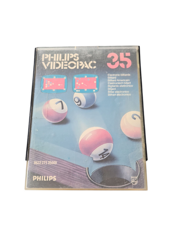 PHILIPS VIDEOPAC 35 ELECTRONIC BILLIARDS