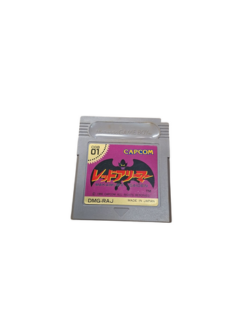 RED ARREMER MAKAIMURA GAIDEN GARGOYLE'S QUEST GAME BOY NTSC JAPANESE