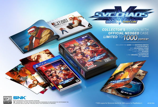 SNK VS CAPCOM SVC CHAOS NEOGEO COLLECTOR'S EDITION SWITCH NEW & SEALED PIX'N LOVE GAMES